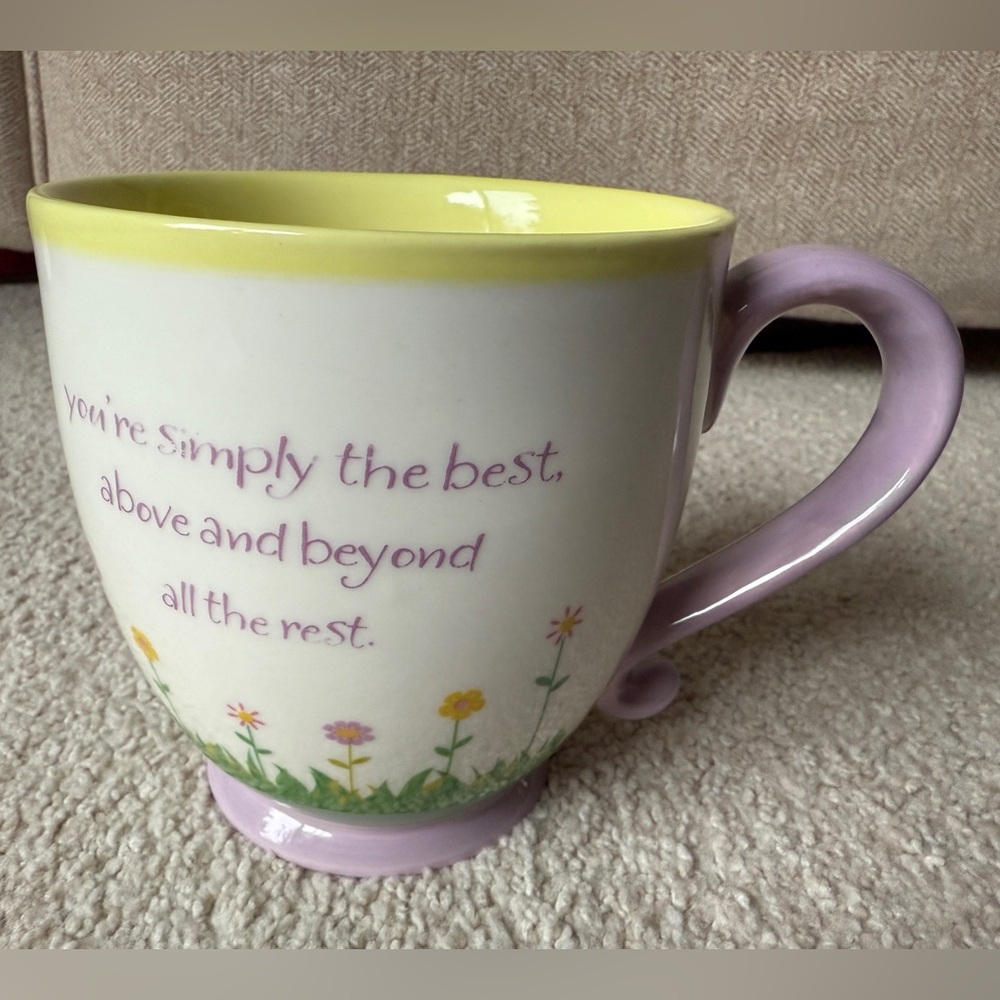 Russ "You're Simply The Best Above" 4.5" High Quality Ceramic Coffee Mug / Cup